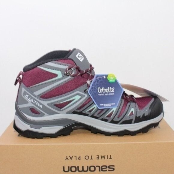 Salomon Women's X Ultra Pioneer Waterproof Hiking Mid Boots Size 6.0 - Picture 3 of 12